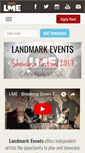 Mobile Screenshot of landmarkevents.net